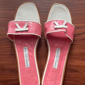 Stubbs & Wootton Bow Slide Sandals Size 11